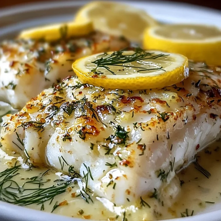 lemon dill baked cod