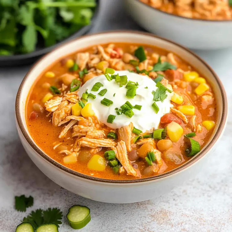 Crockpot Buffalo Chicken Chili