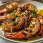 BBQ Grilled Prawns with Garlic, Lemon & Chilli