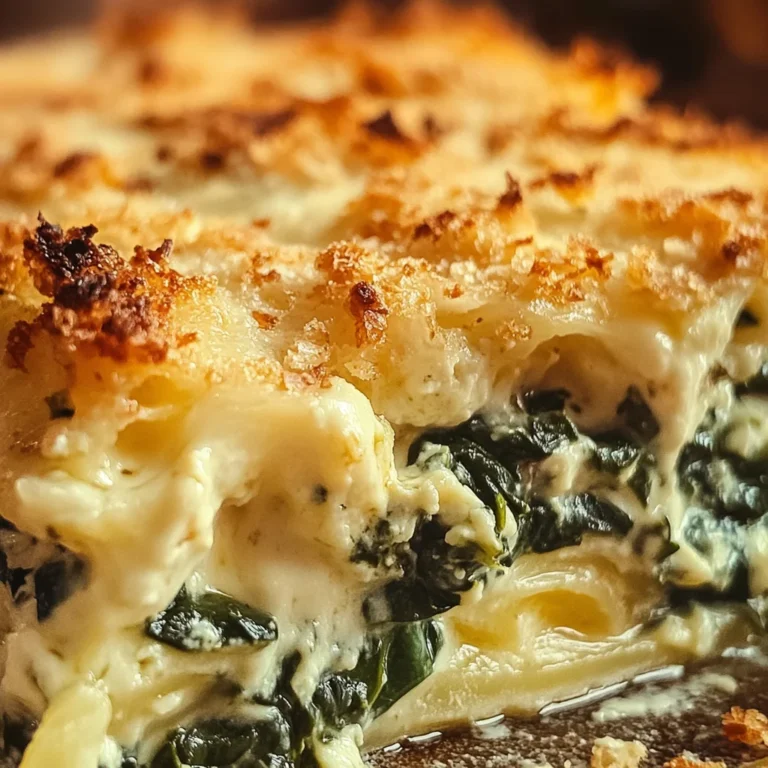 Cheesy Italian Spinach Bake