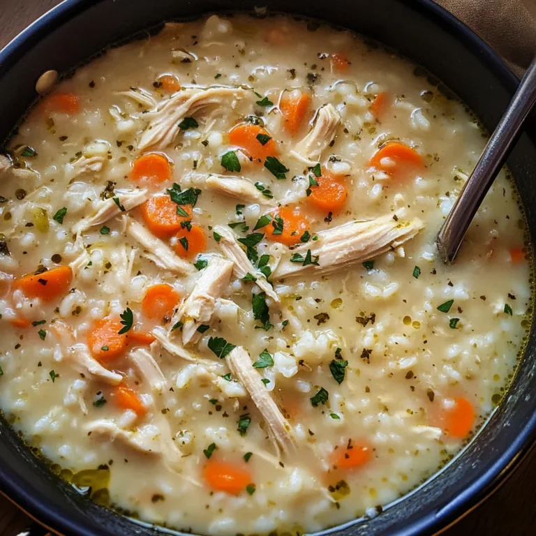 Crack Chicken and Rice Soup