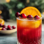 Cranberry and Orange Juice Mocktail