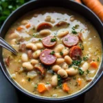 Creamy Bean Soup with Kielbasa