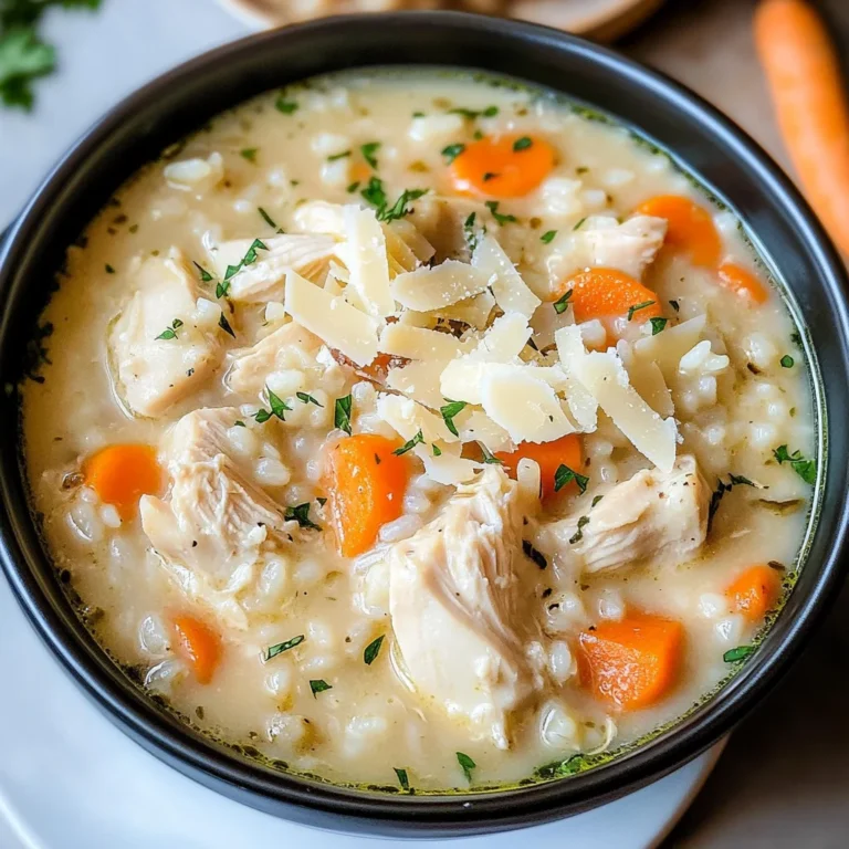 Creamy Chicken and Rice Soup