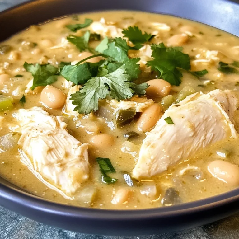 Crockpot Creamy White Chicken Chili