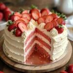 Homemade Strawberry Cake