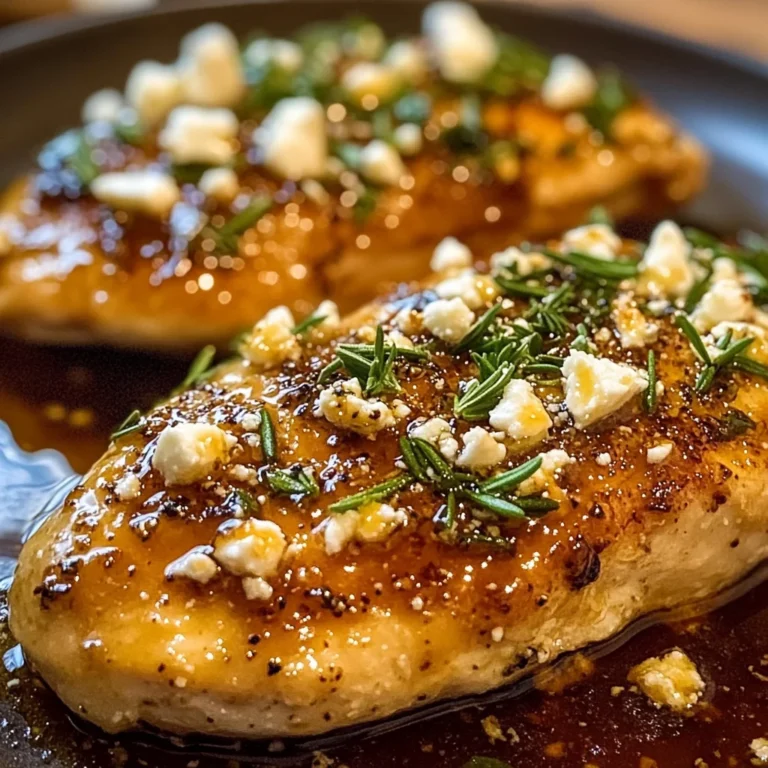 Hot Honey Infused Feta Chicken