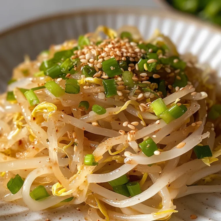 Korean Bean Sprout Salad (Kongnamul Muchim)