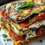 Layered Mediterranean Vegetable Lasagna with Creamy Ricotta