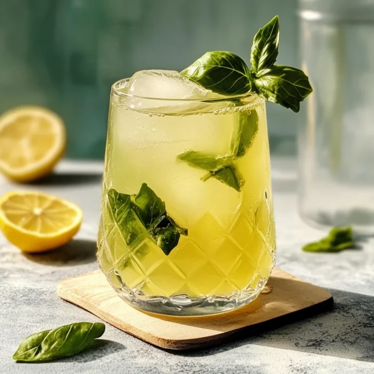 Limoncello Spritz With Basil or Mint