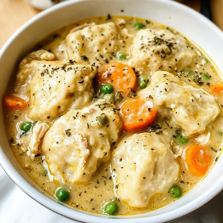 One Pot Chicken Dumpling Soup (with refrigerated biscuit dough!)