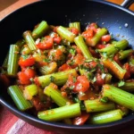 Pan-Cooked Celery With Tomatoes and Parsley