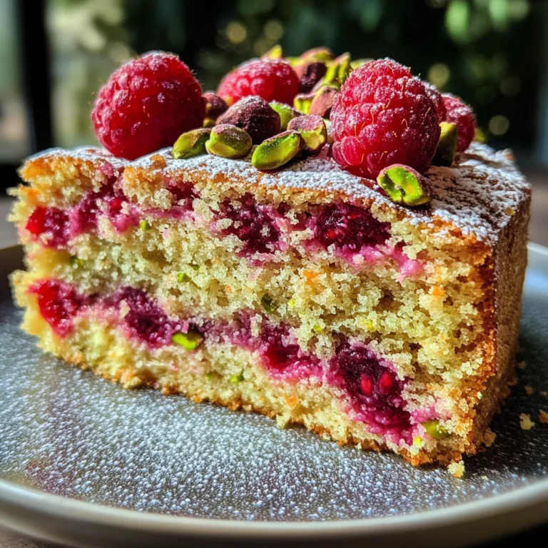 Raspberry Orange Pistachio Ricotta Cake: A Flavor Delight