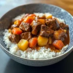 Savory Japanese beef Curry
