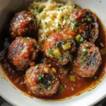 Savory Meatloaf Meatballs
