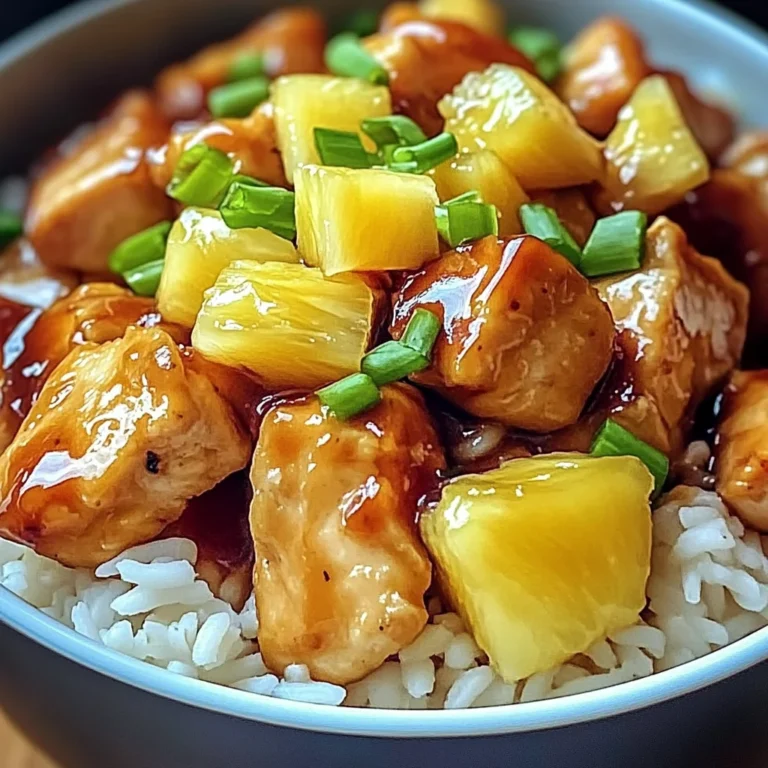 Sweet and Savory Pineapple Chicken and Rice