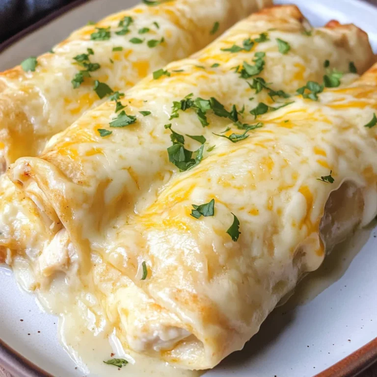 White Chicken Enchiladas