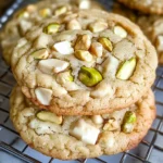 White Chocolate Pistachio Cookies
