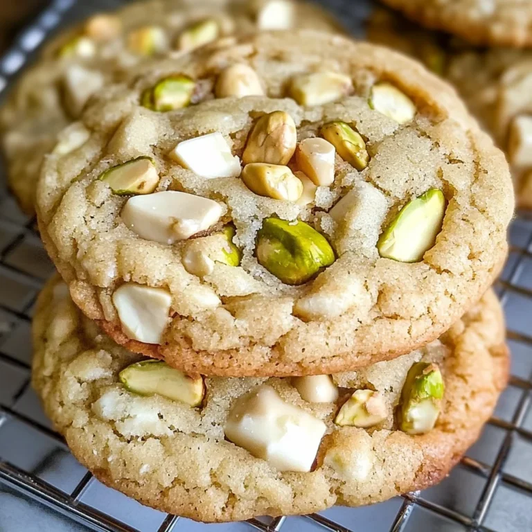 White Chocolate Pistachio Cookies
