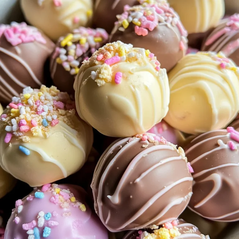 Banana Pudding Easter Truffles