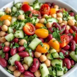 Best Double Bean Mediterranean Salad