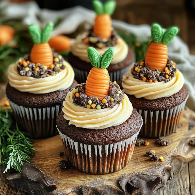 Carrot Patch Cupcakes