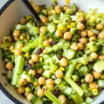 Celery Salad with Chickpeas and Raisins