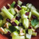 Celery Salad with Cranberries