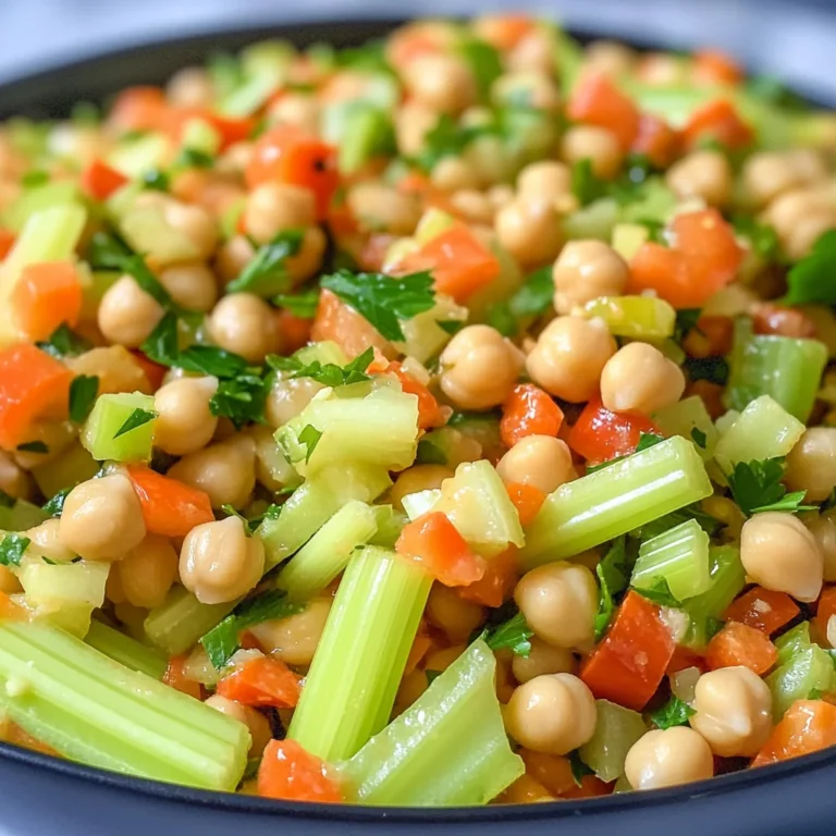 Chickpea Celery Salad
