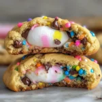 Chocolate Chip Peep Stuffed Easter Cookies