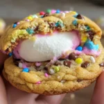 Chocolate Chip Peep Stuffed Easter Cookies