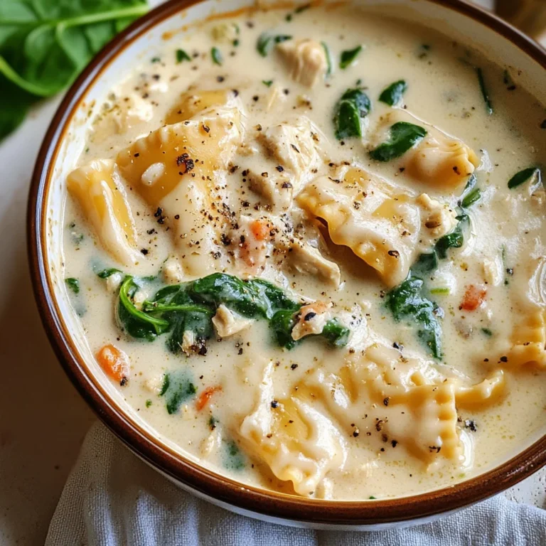 Creamy Chicken Lasagna Soup