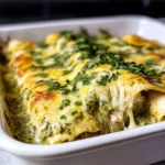 Creamy Poblano Chicken Enchiladas