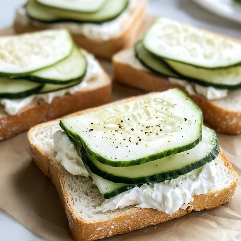 Cucumber Sandwich Recipe