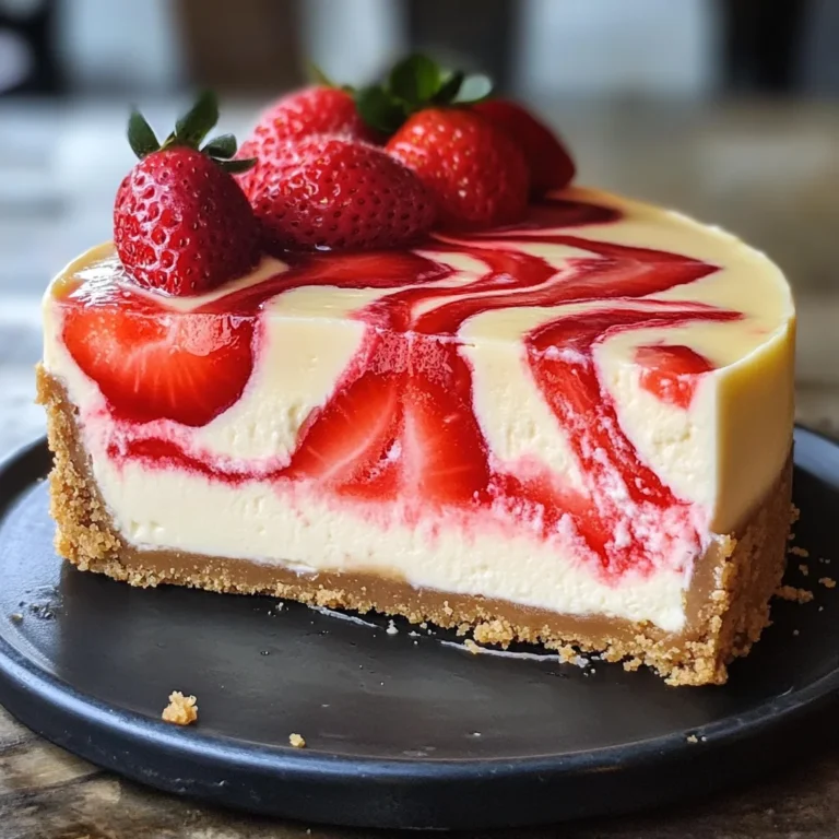 Decadent Strawberry Swirl Cheesecake Recipe You’ll Love