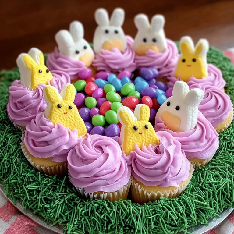 Easter Basket Cupcakes