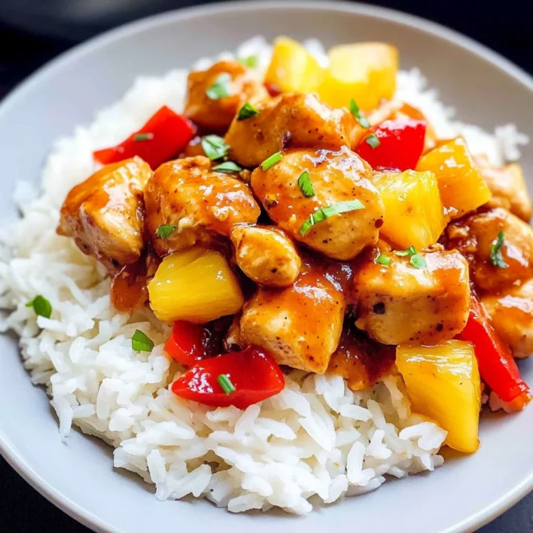 Instant Pot Pineapple Chicken and Rice