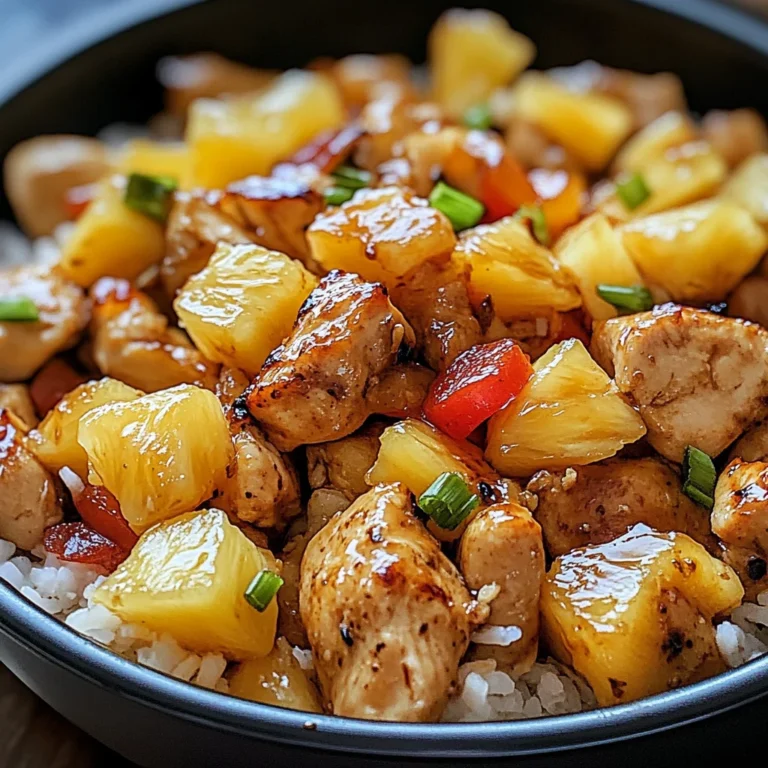 Pineapple Chicken and Rice: A Tropical Delight Recipe