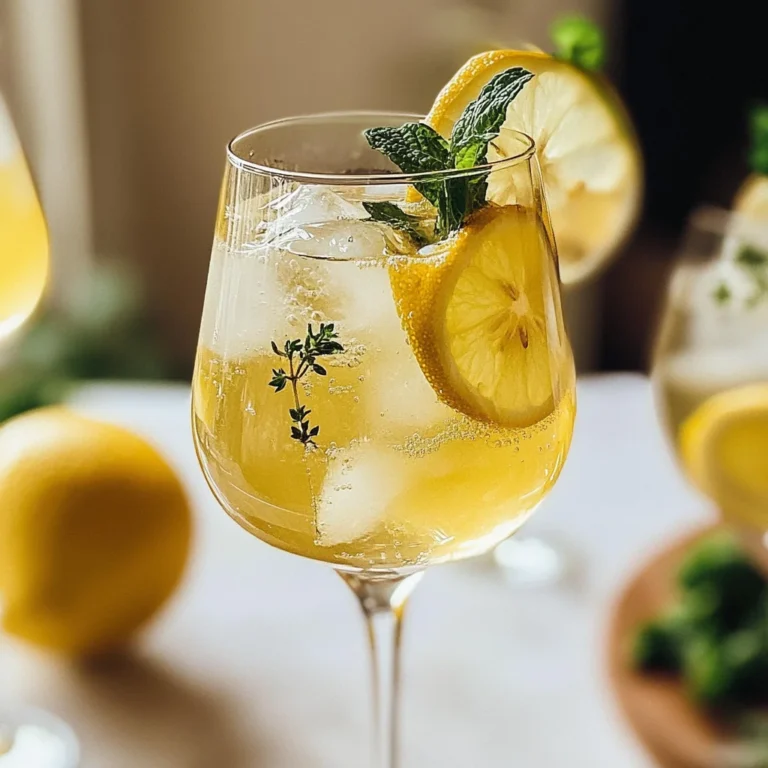 Refreshing Limoncello Spritz