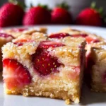 Strawberry Blondies {one bowl}