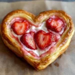 Strawberry Cream Cheese Heart Danishes
