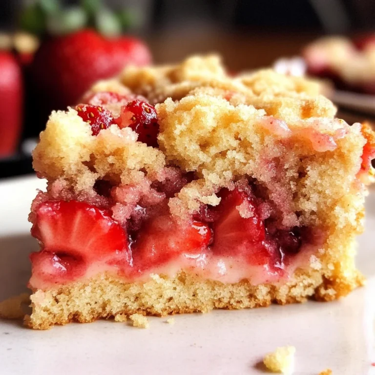 Strawberry Crumb Cake