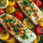 The Best Mediterranean Baked Fish! Easy