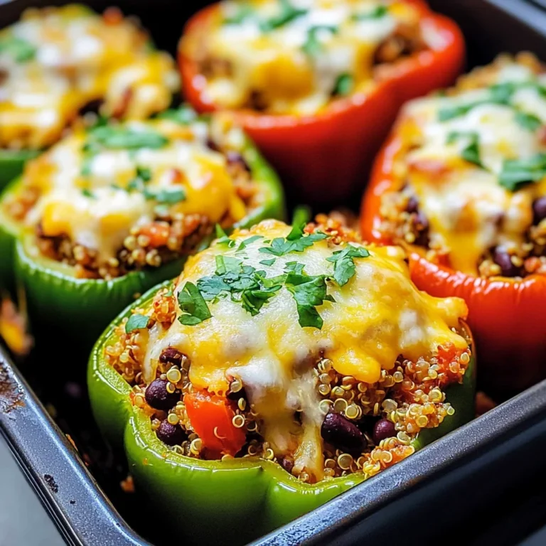 Vegetarian Stuffed Peppers - Mexican-Style