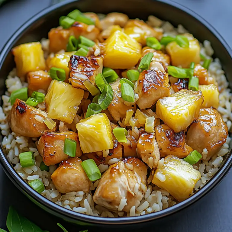 Pineapple Chicken and Rice Recipe