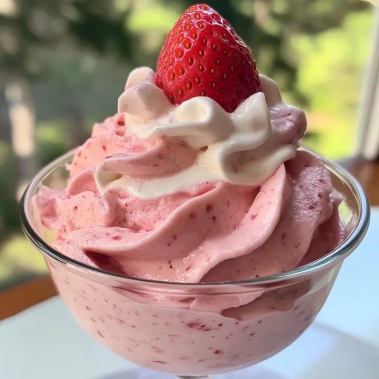 4-Ingredient Strawberry Mousse – So Light, So Dreamy!