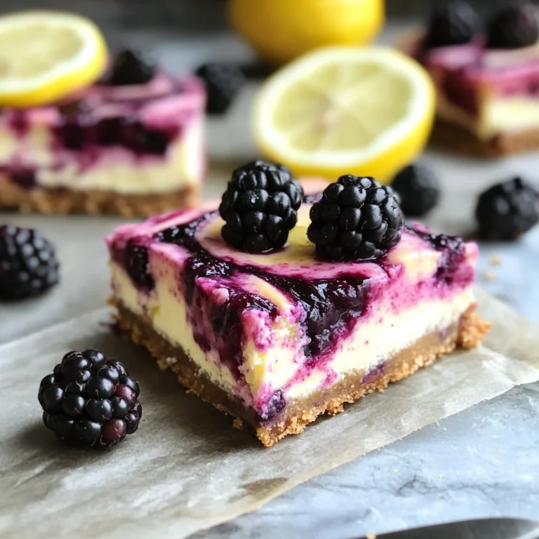 Blackberry Lemon Bars