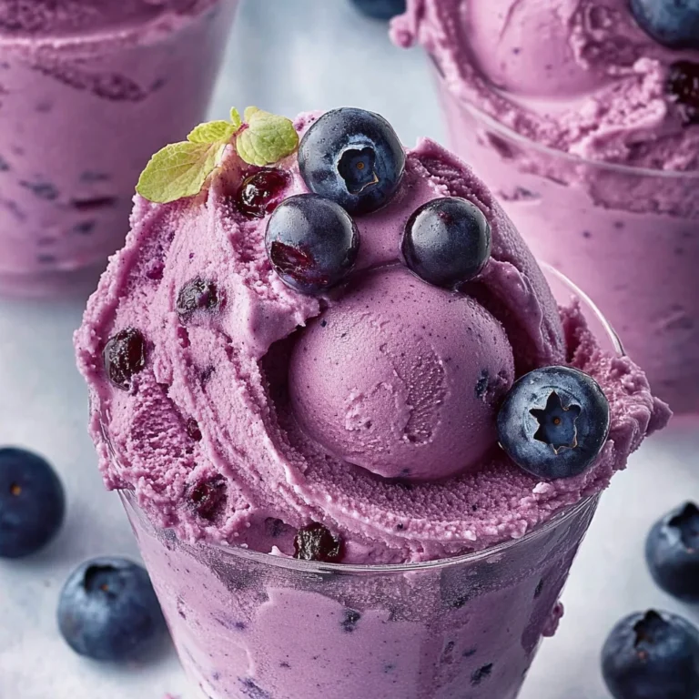 Blueberry Sherbet