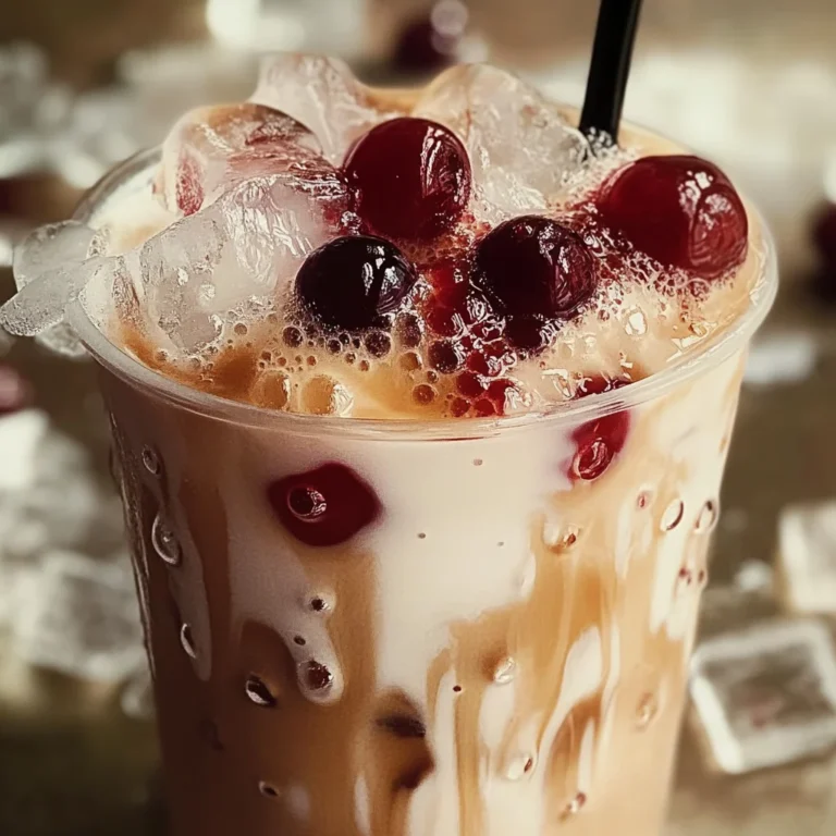 Cherry Vanilla Iced Latte Bliss: Your Ultimate Summer Refreshment