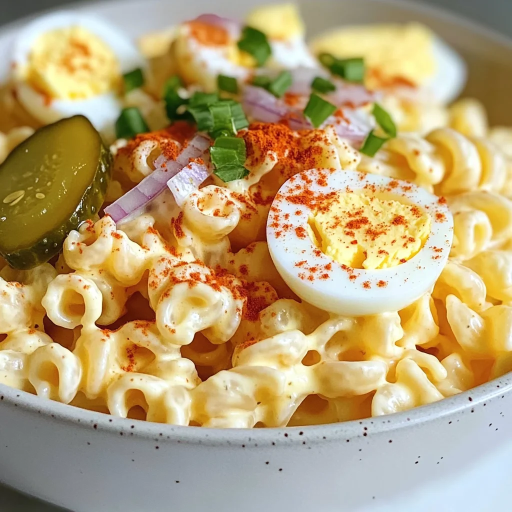 Deviled Egg Pasta Salad: Creamy Delight for Every Picnic